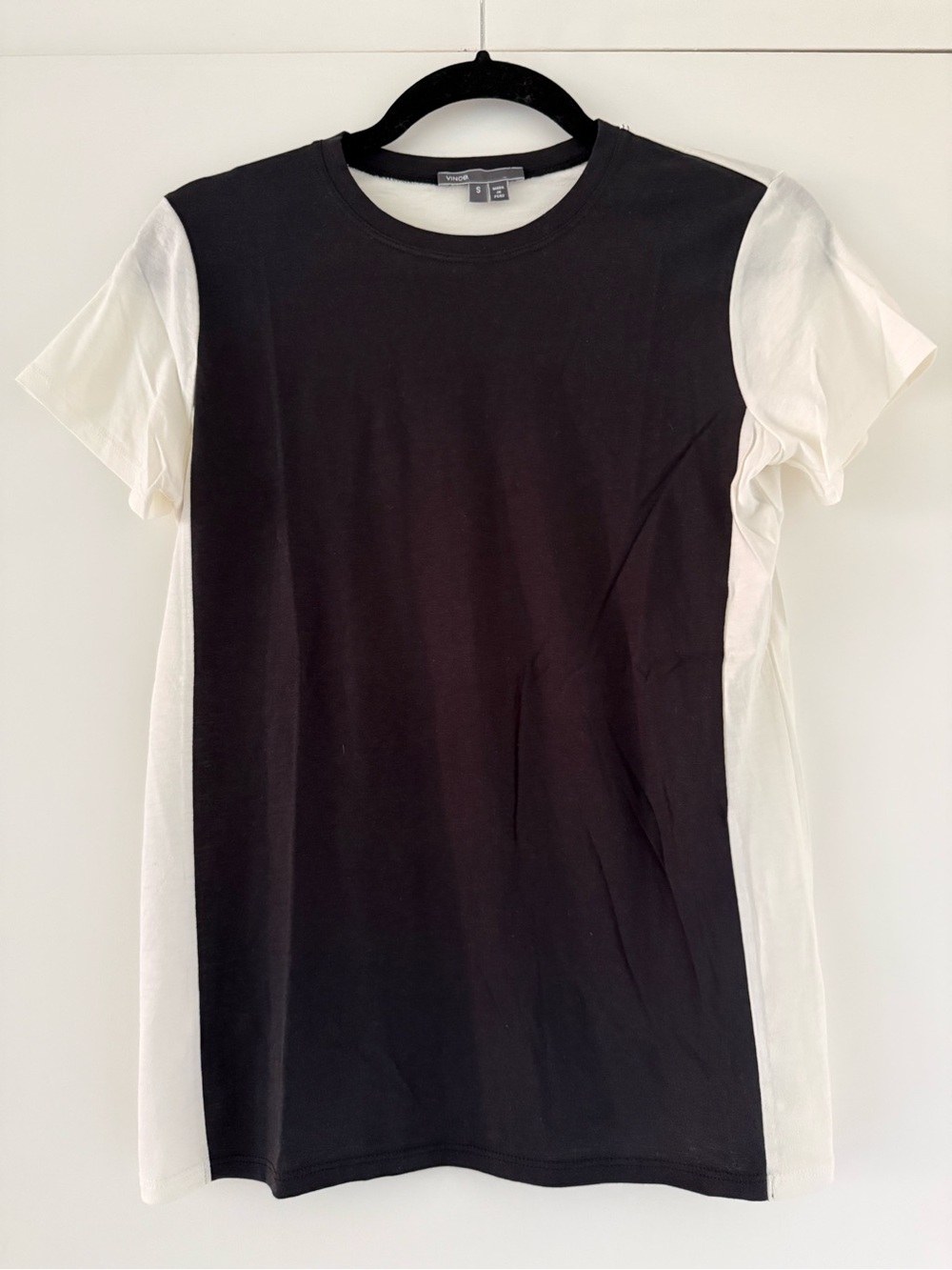 Vince Cotton Colorblock Tee Theory James Perse Gap Everlane Uniqlo AllSaints COS